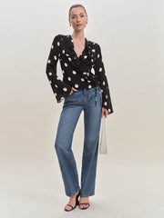 Reformation Kilah Top - Moon Dot