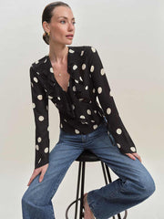 Reformation Kilah Top - Moon Dot
