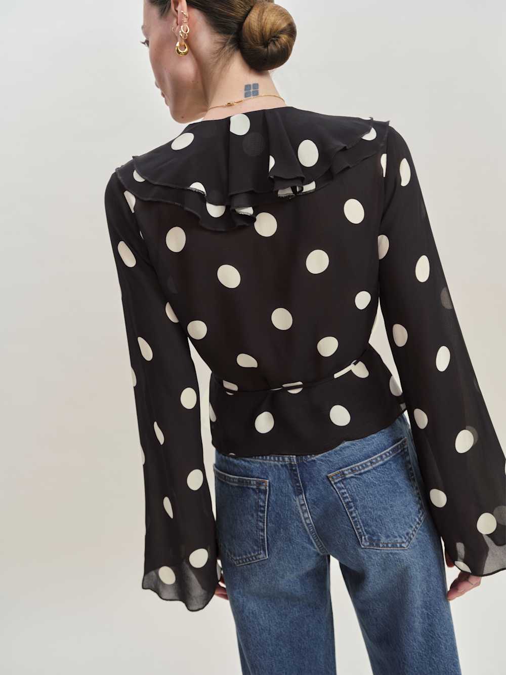Reformation Kilah Top - Moon Dot