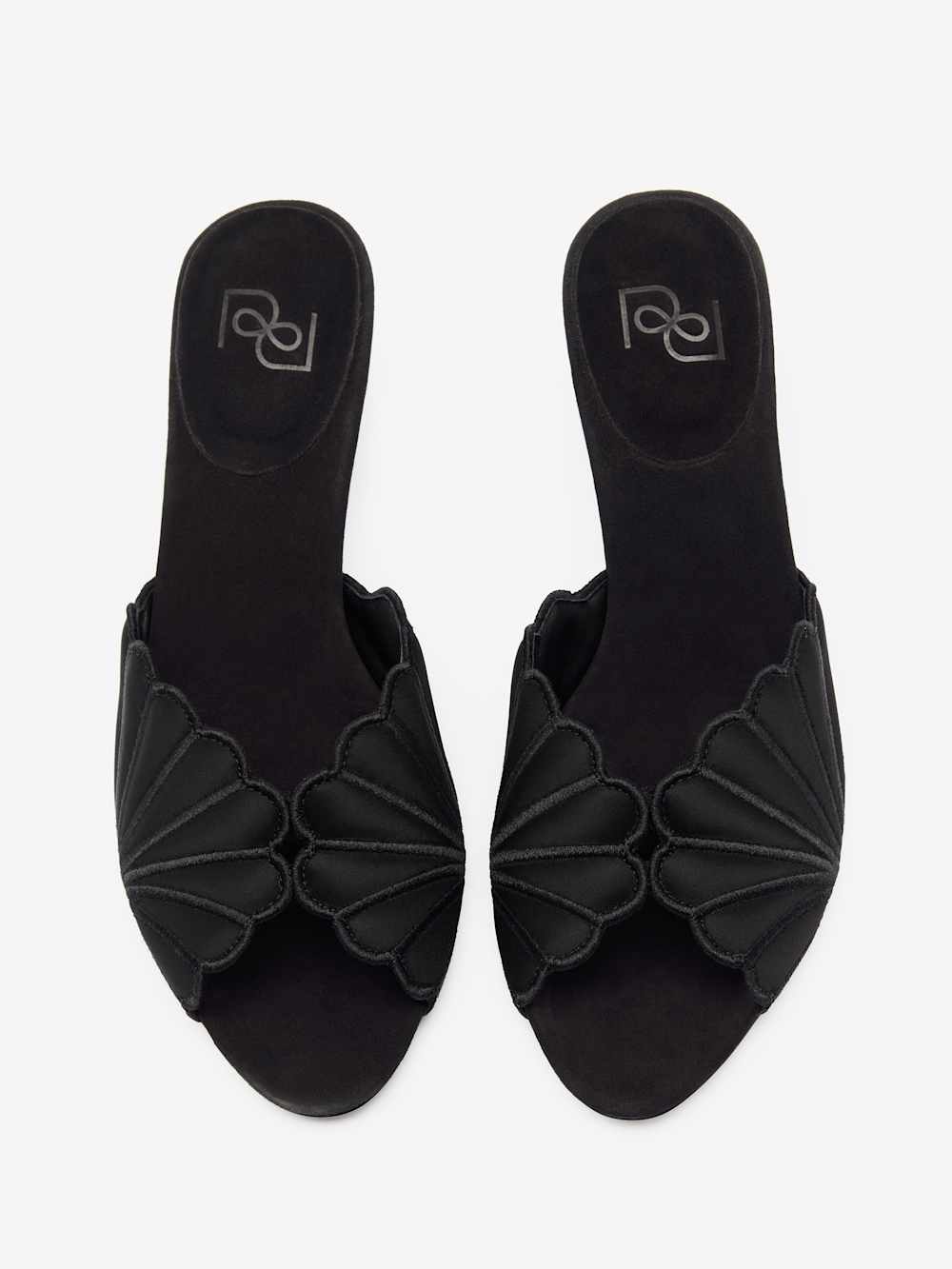 Reformation Waldena Block Heeled Mule - Black