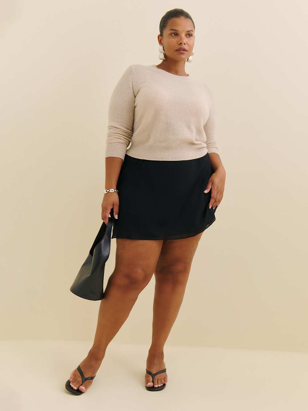 Reformation Brandy Skirt Es - Black