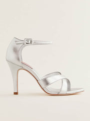 Reformation Anora Heeled Sandal - Silver