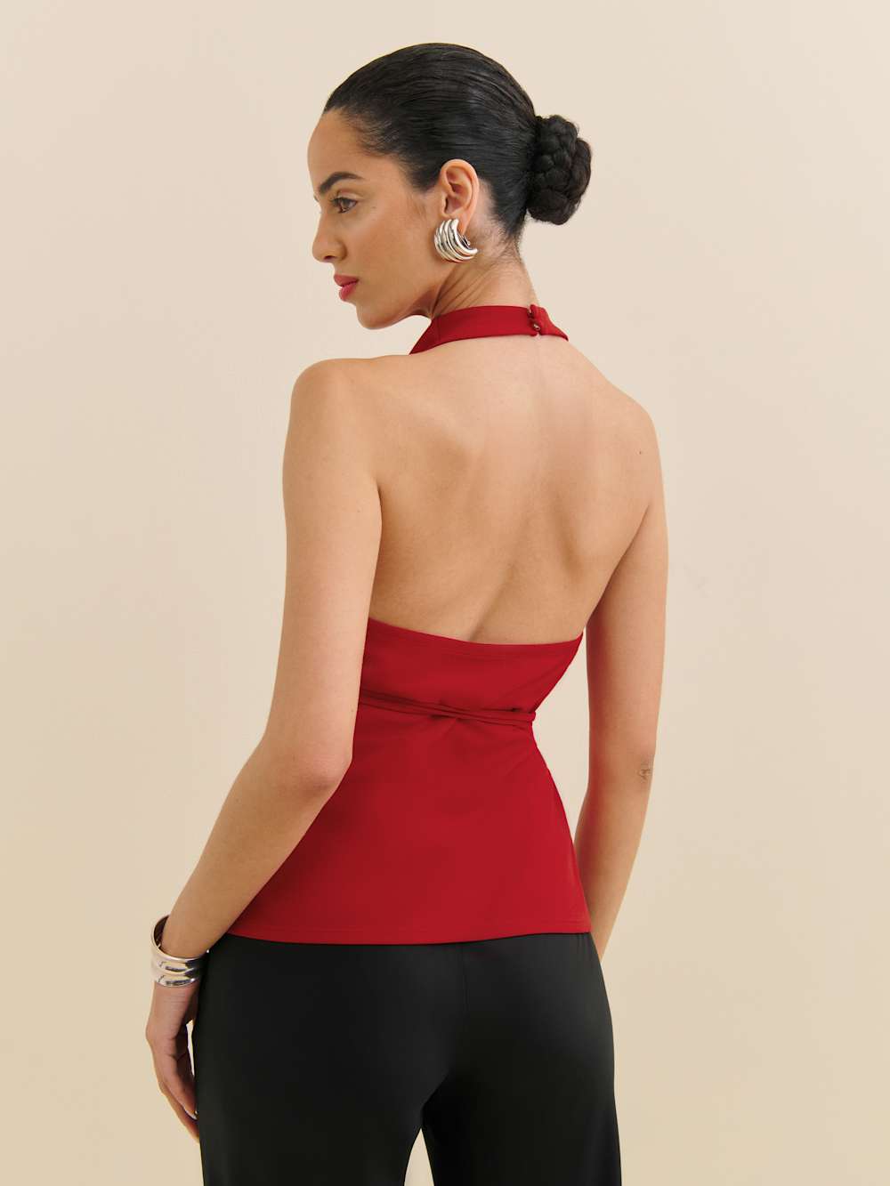 Reformation Ketra Knit Top - Red