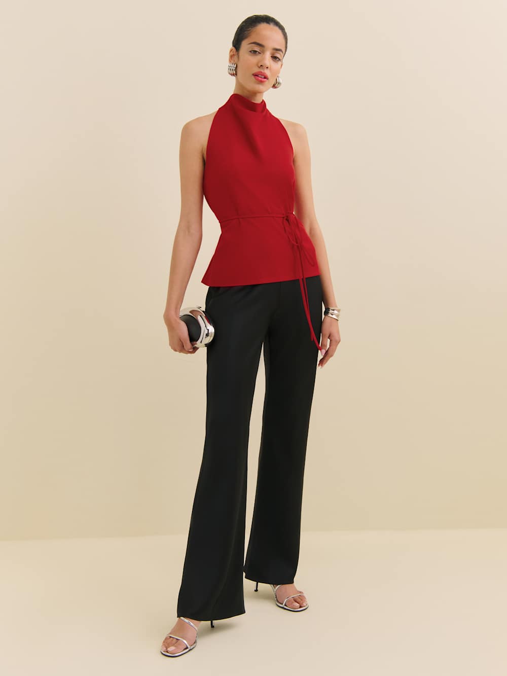Reformation Ketra Knit Top - Red