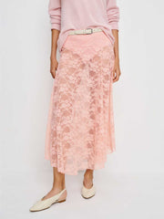 Reformation Mirabelle Knit Skirt - Pink