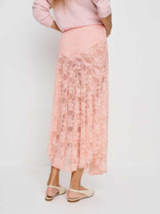 Reformation Mirabelle Knit Skirt - Pink
