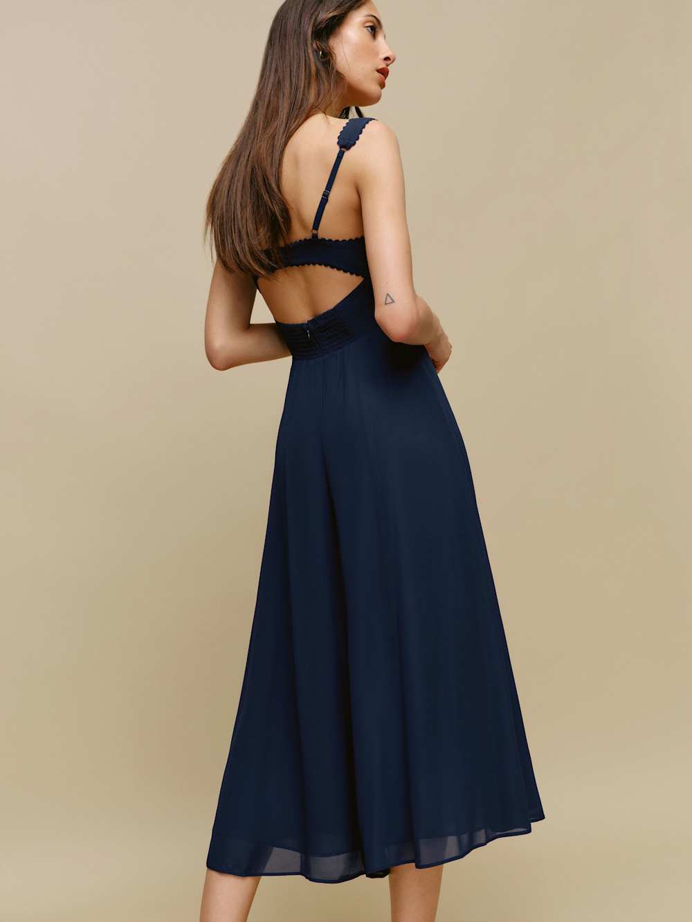 Reformation Lela Dress - Navy
