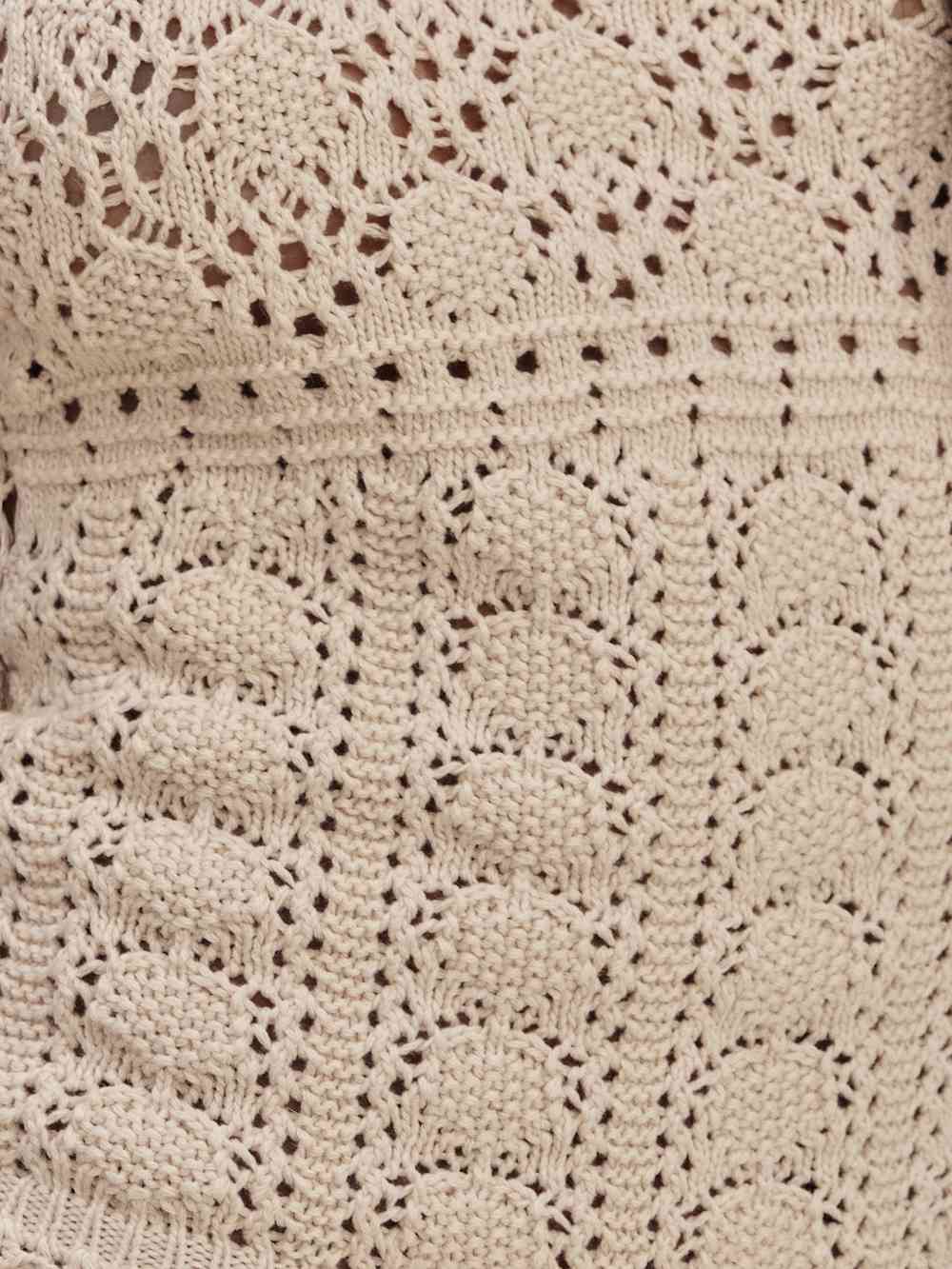 Reformation St Tropez Crochet Sun Suit - Birch