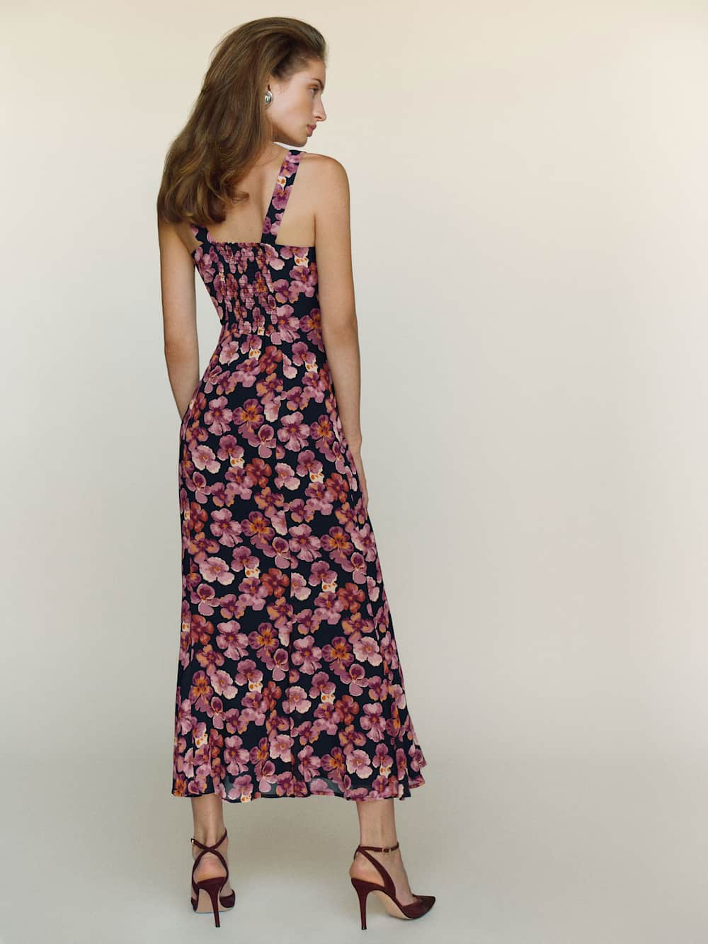 Reformation Laine Dress - Pansy