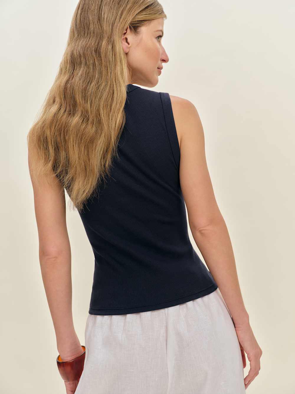 Reformation Hannah Knit Top - Midnight
