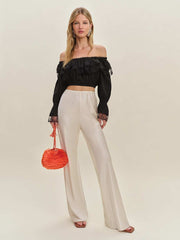 Reformation Elise Top - Black
