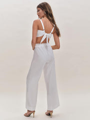 Reformation Pippa Two Piece - Bright White