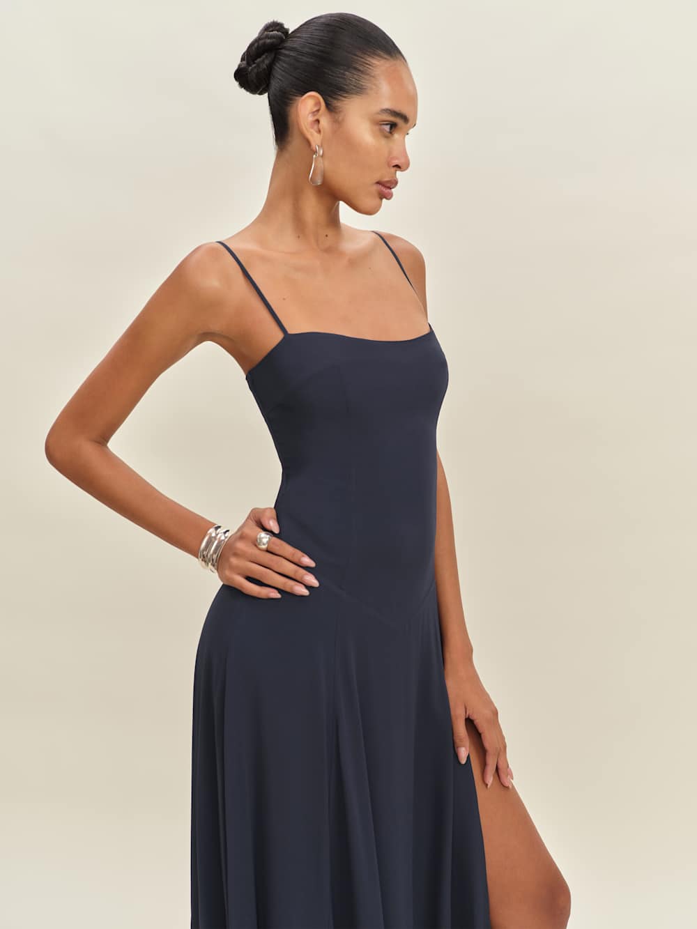 Reformation Bea Dress - Navy