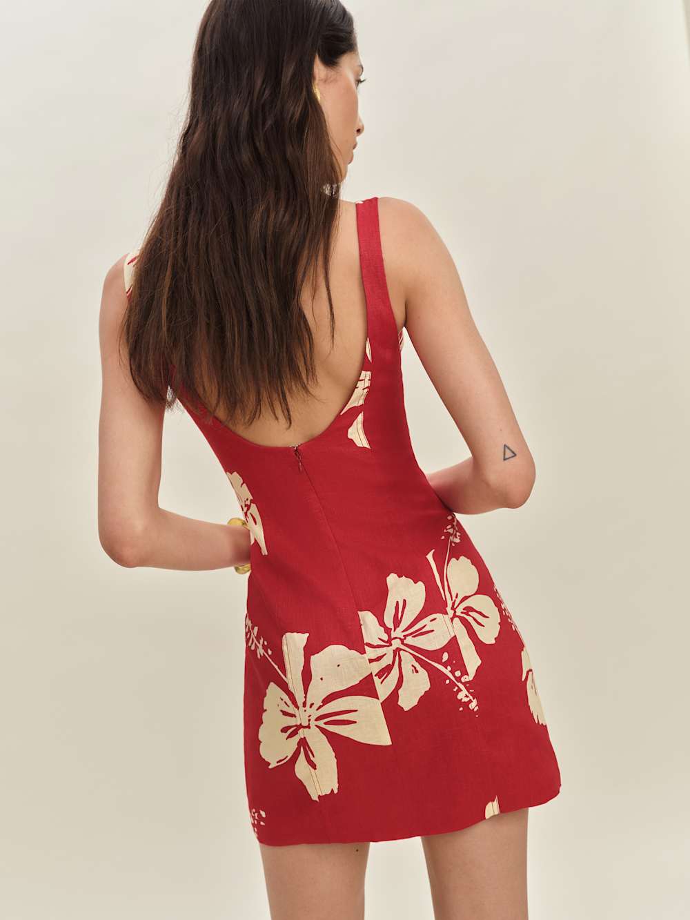 Reformation Belma Linen Dress - Paradise Lost