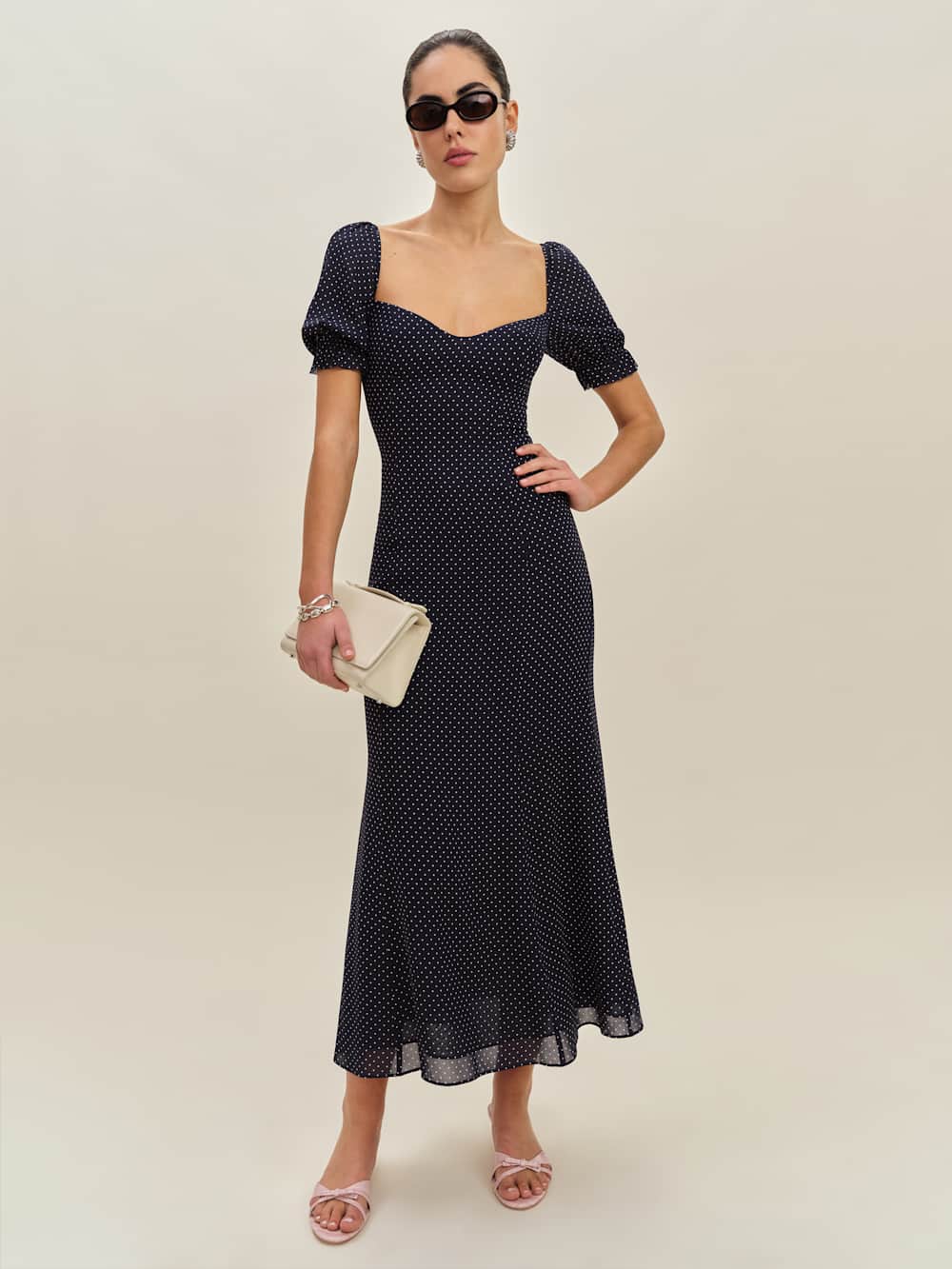 Reformation Gloria Dress - Button