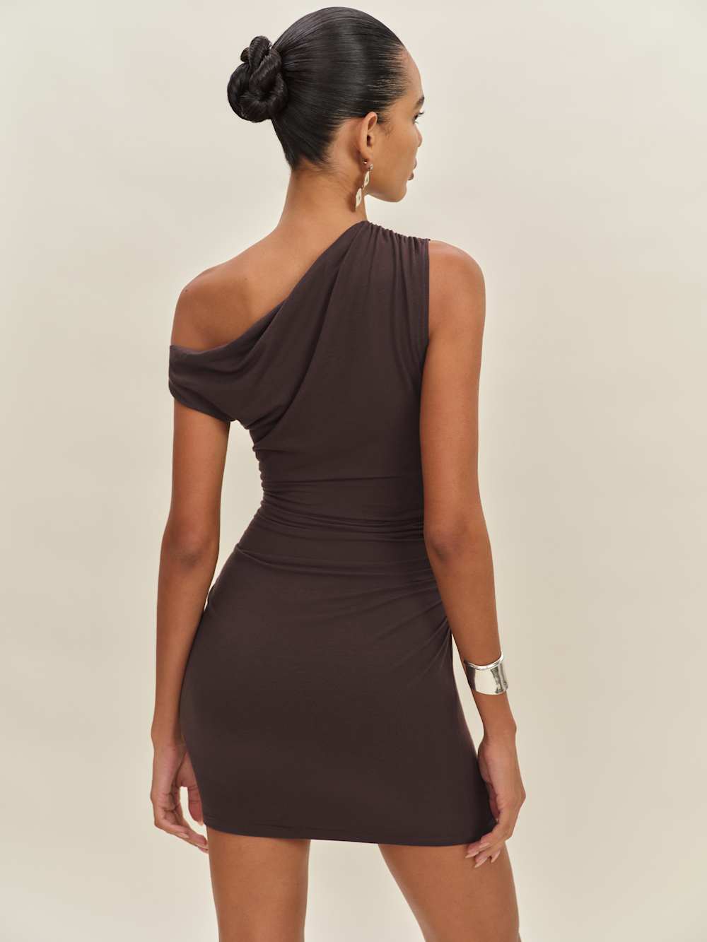 Reformation Belle Knit Dress - Mole