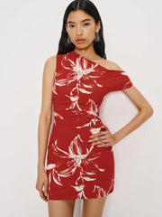 Reformation Belle Knit Dress - Tahitian Lily