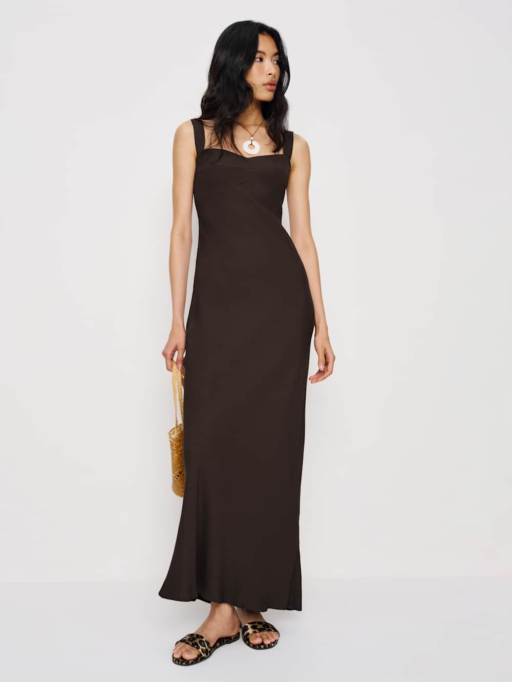 Reformation Yale Dress - Mole