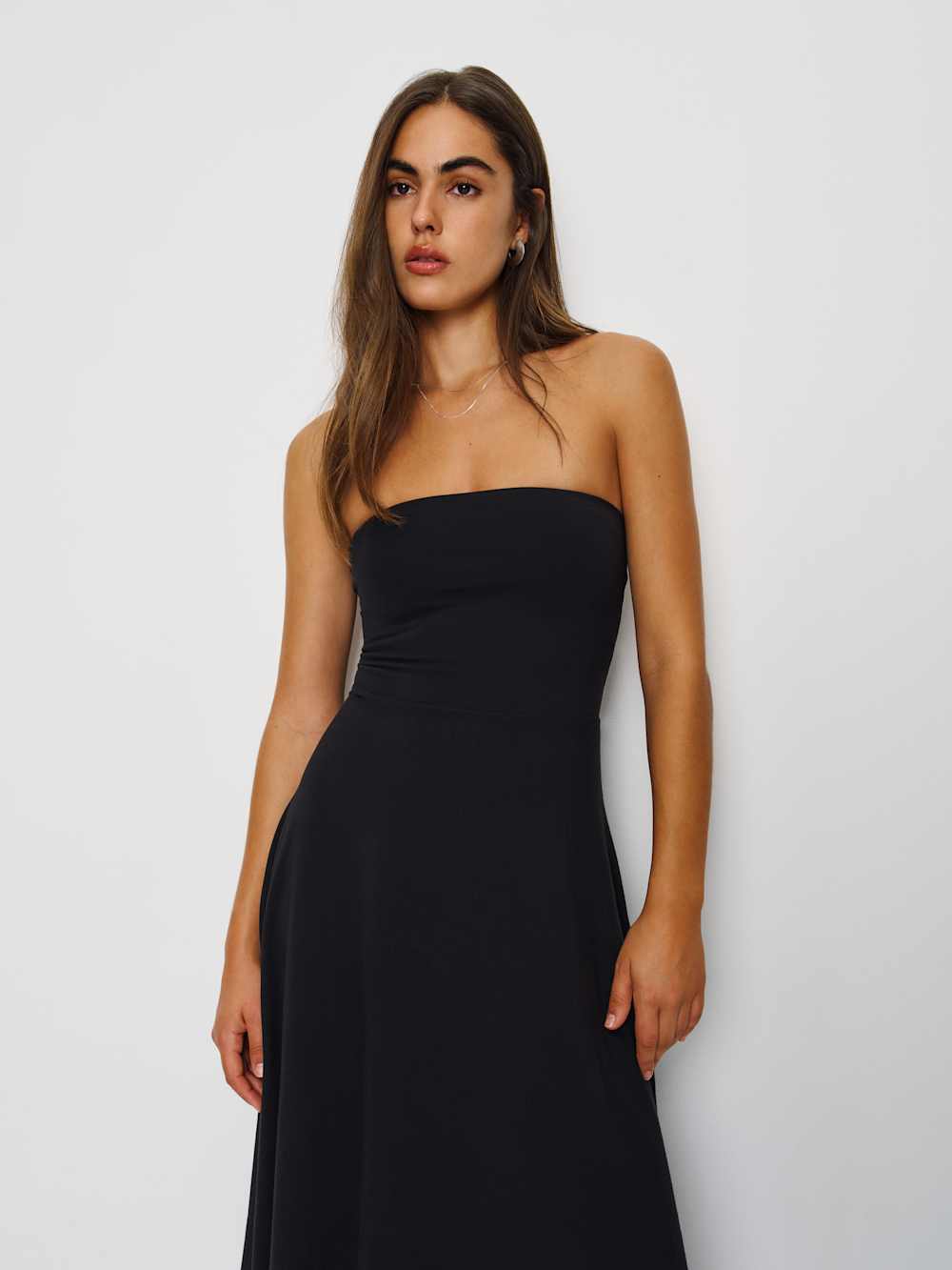 Reformation Lora Knit Dress - Black