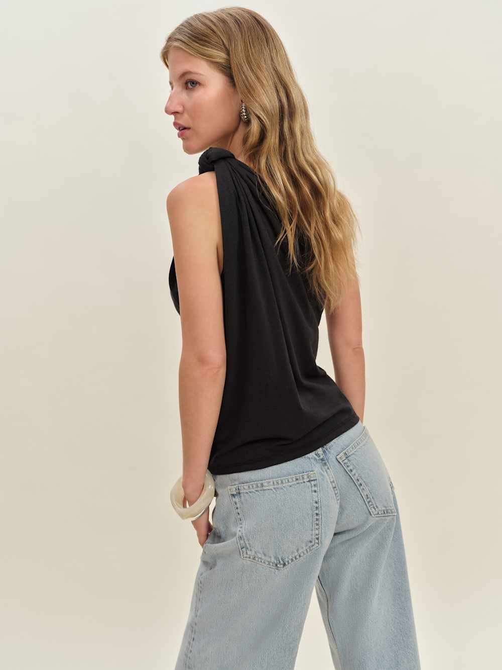 Reformation Harvey Knit Top - Black