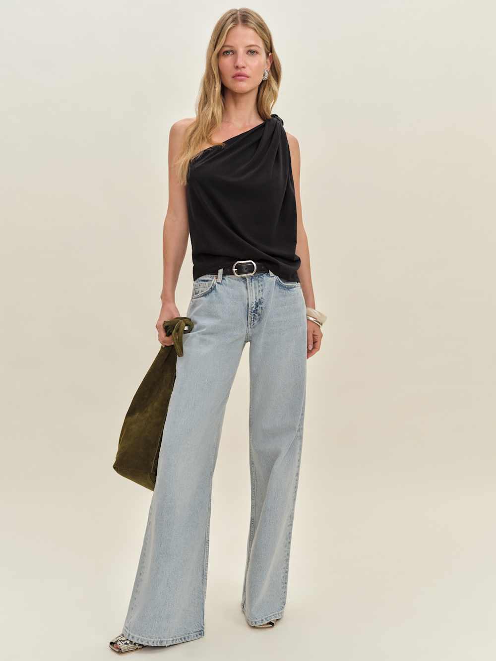 Reformation Harvey Knit Top - Black
