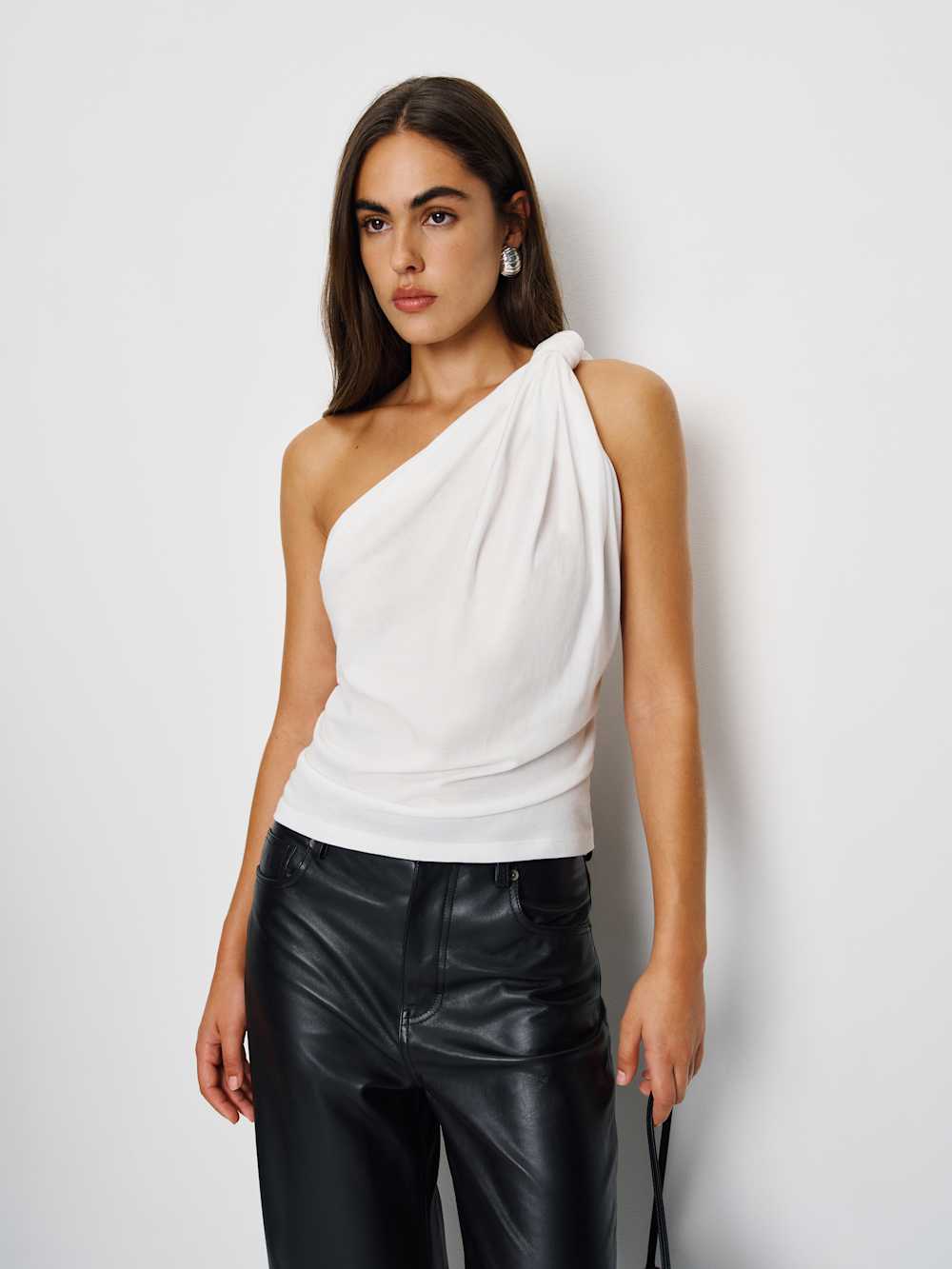 Reformation Harvey Knit Top - White