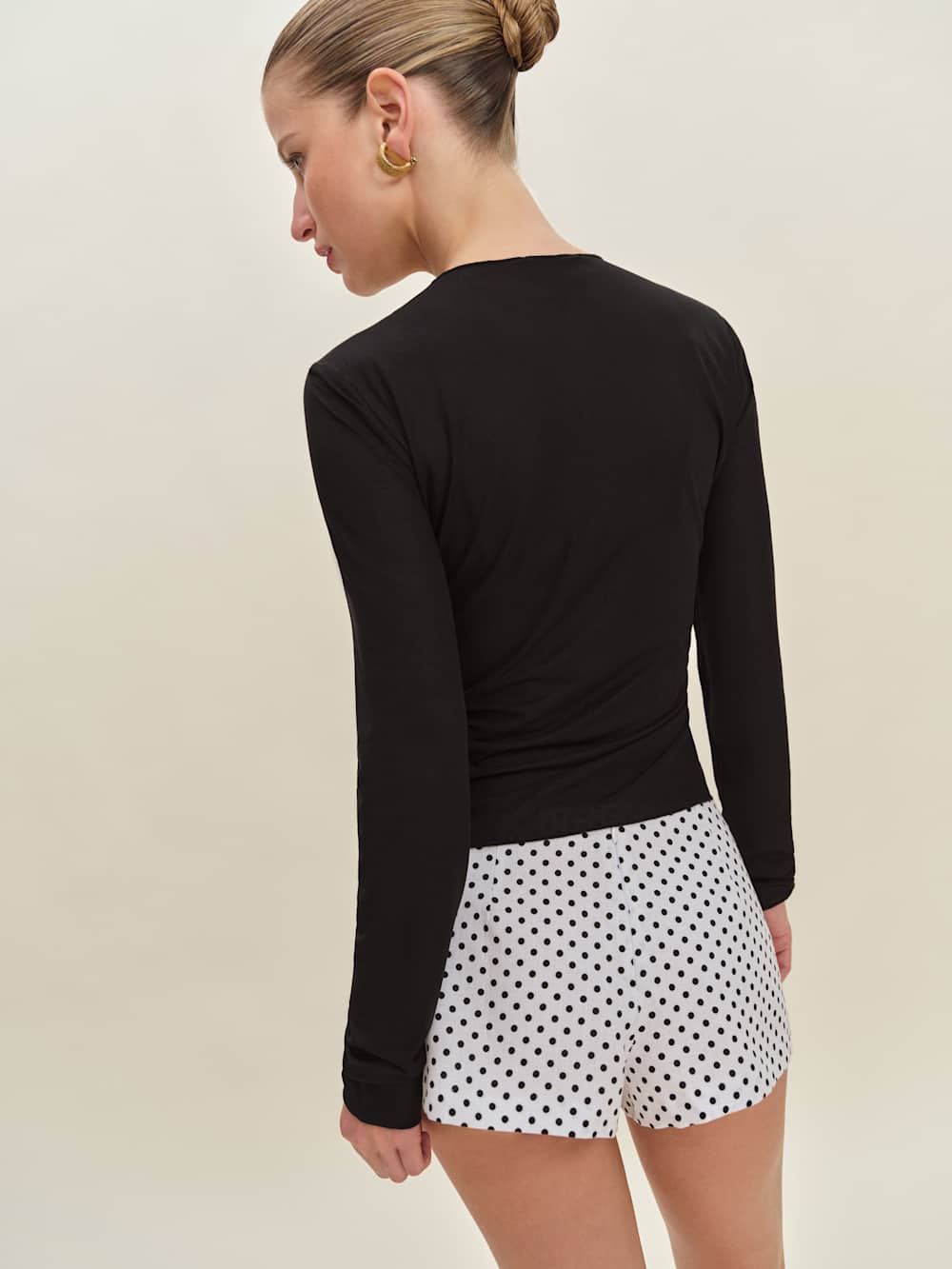 Reformation Val Knit Cardigan - Black