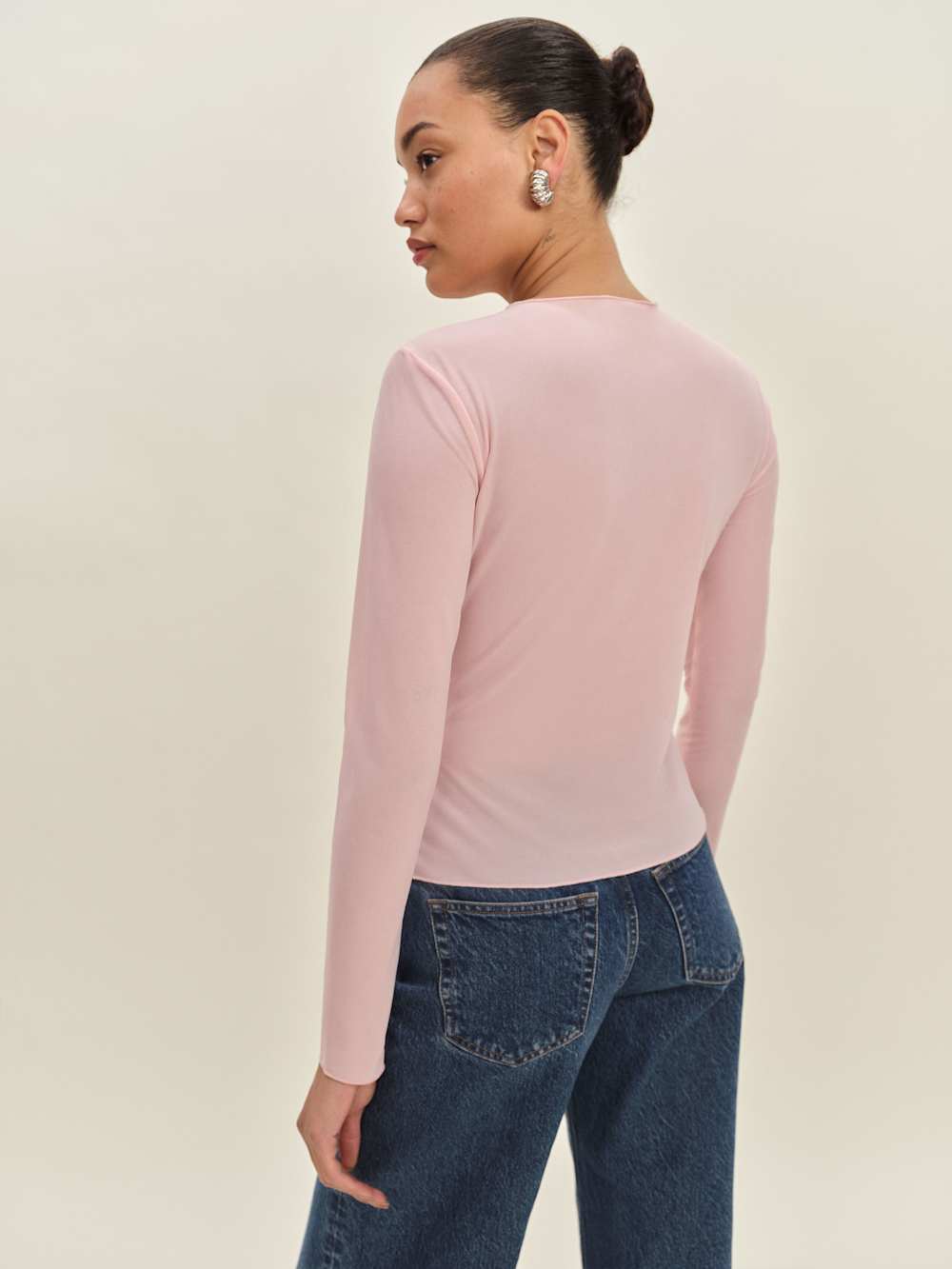 Reformation Val Knit Cardigan - Pink
