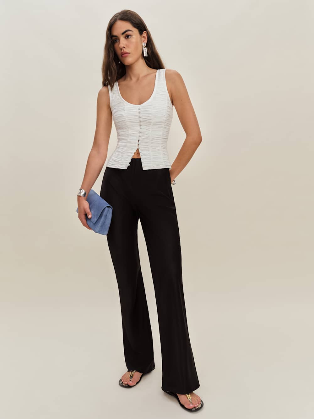 Reformation Archer Top - White