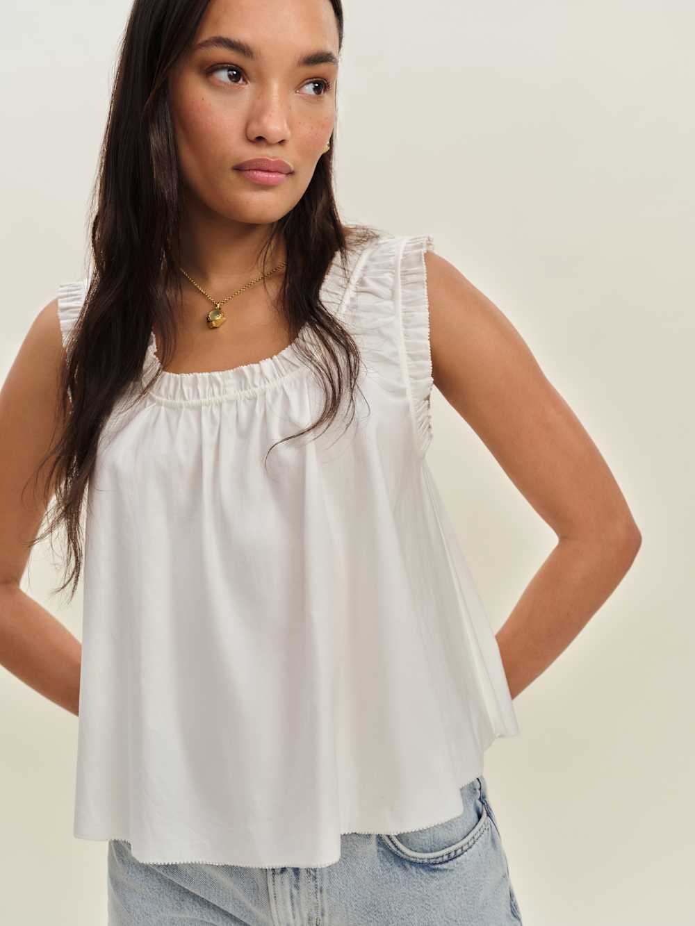 Reformation Aviana Top - White