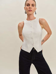 Reformation Rory Vest - White