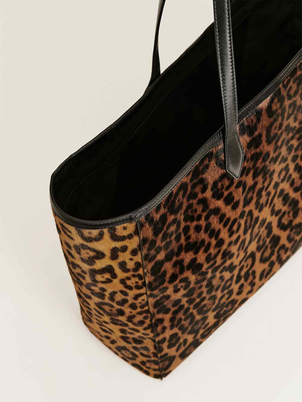 Reformation Sofia Tote - Leopard Haircalf
