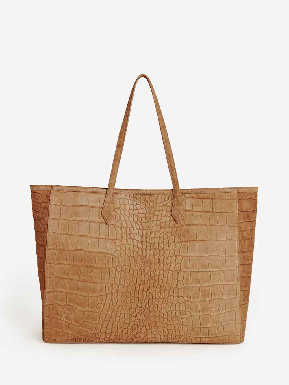 Reformation Sofia Tote - Sienna Embossed Suede