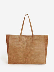 Reformation Sofia Tote - Sienna Embossed Suede