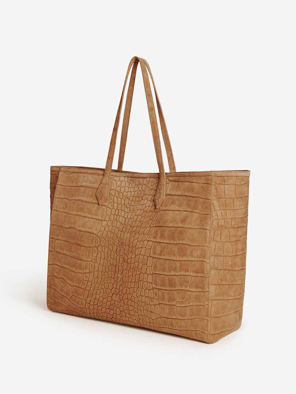 Reformation Sofia Tote - Sienna Embossed Suede