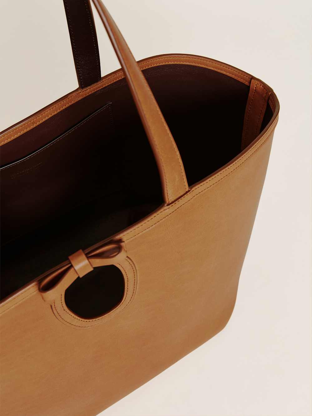 Reformation Regina Tote Bag - Cognac Leather