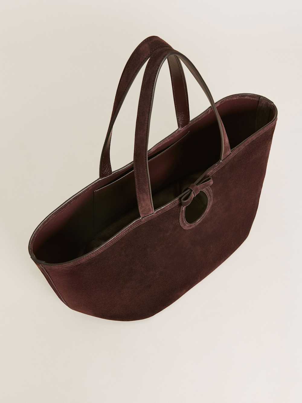 Reformation Regina Tote Bag - Espresso Suede