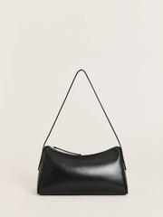 Reformation Hannah Shoulder Bag - Black Leather
