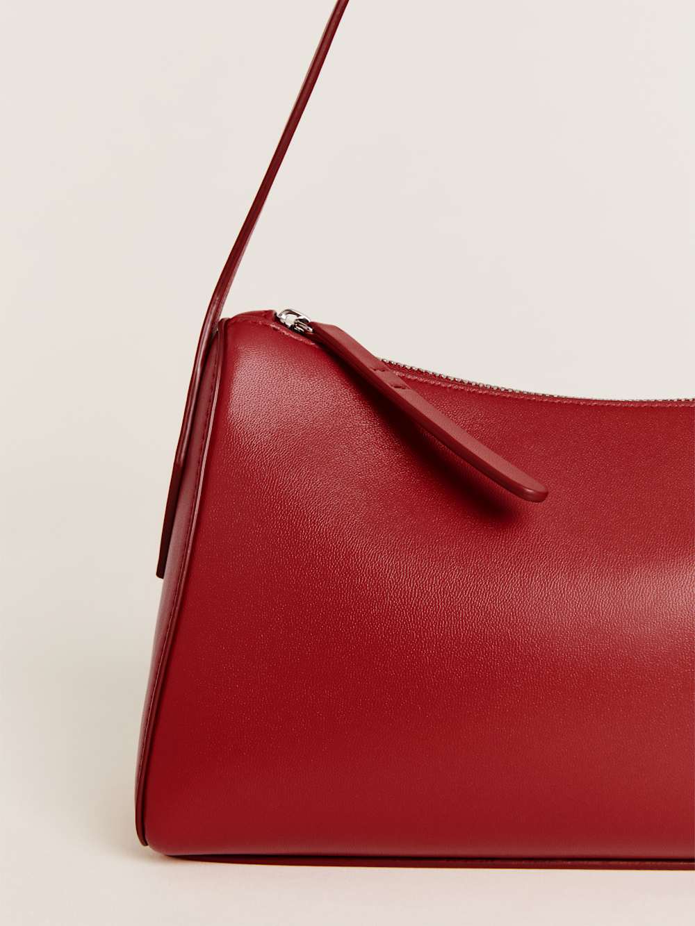 Reformation Hannah Shoulder Bag - Lipstick Leather