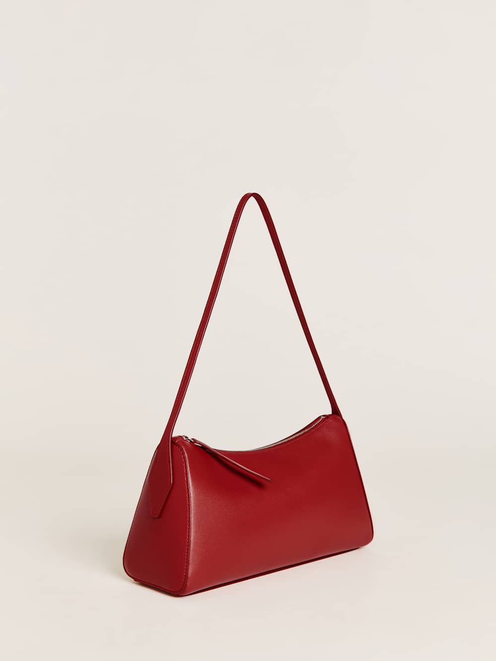 Reformation Hannah Shoulder Bag - Lipstick Leather