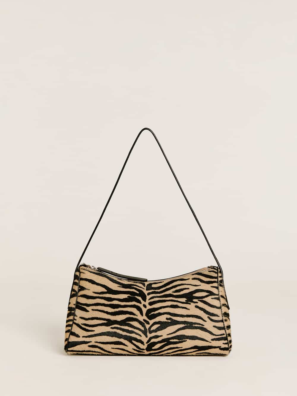 Reformation Hannah Shoulder Bag - Warm Tiger Haircalf