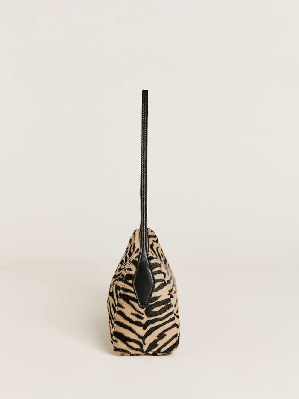 Reformation Hannah Shoulder Bag - Warm Tiger Haircalf