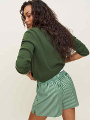 Reformation Miles Short - Mojito Stripe