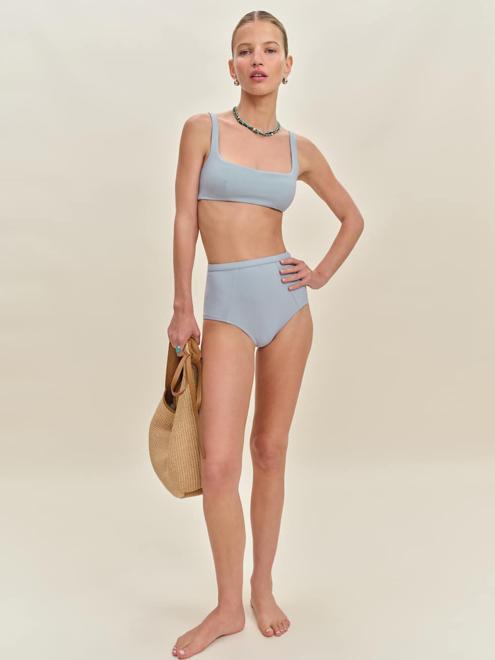 Reformation Kauaii Bikini Top - Mineral