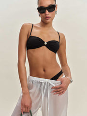 Reformation Perla Bikini Top - Black