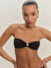 Reformation Perla Bikini Top - Black