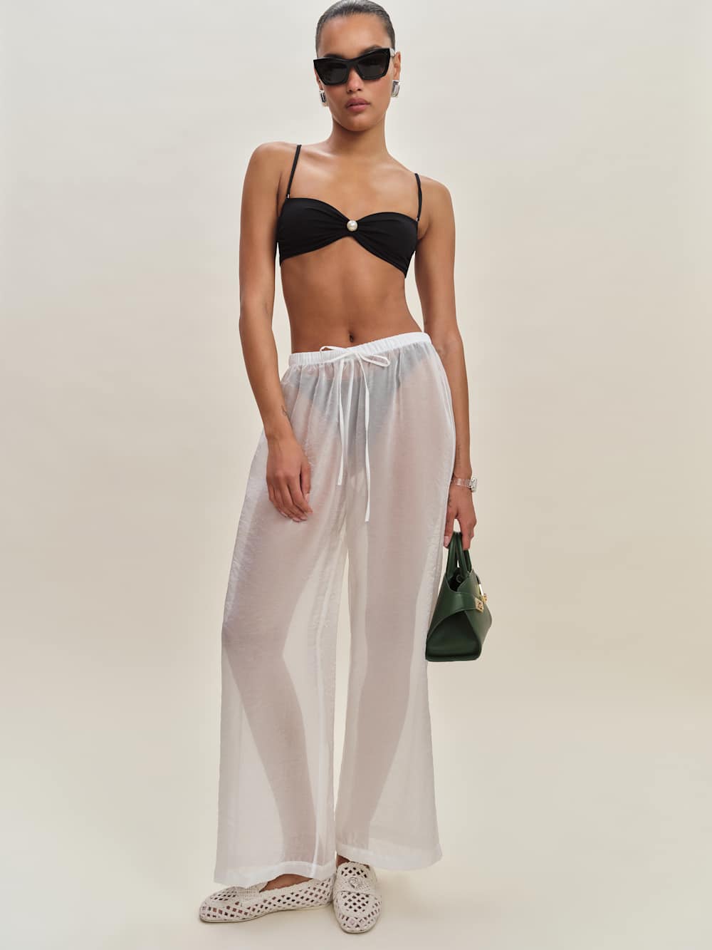 Reformation Perla Bikini Top - Black