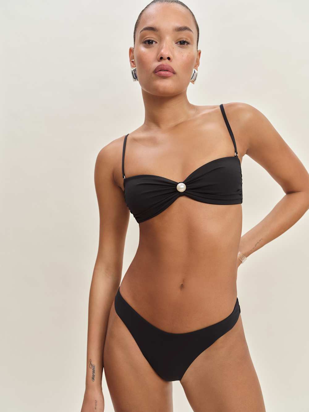 Reformation Perla Bikini Top - Black
