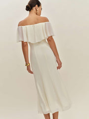 Reformation Charee Dress - Eggshell