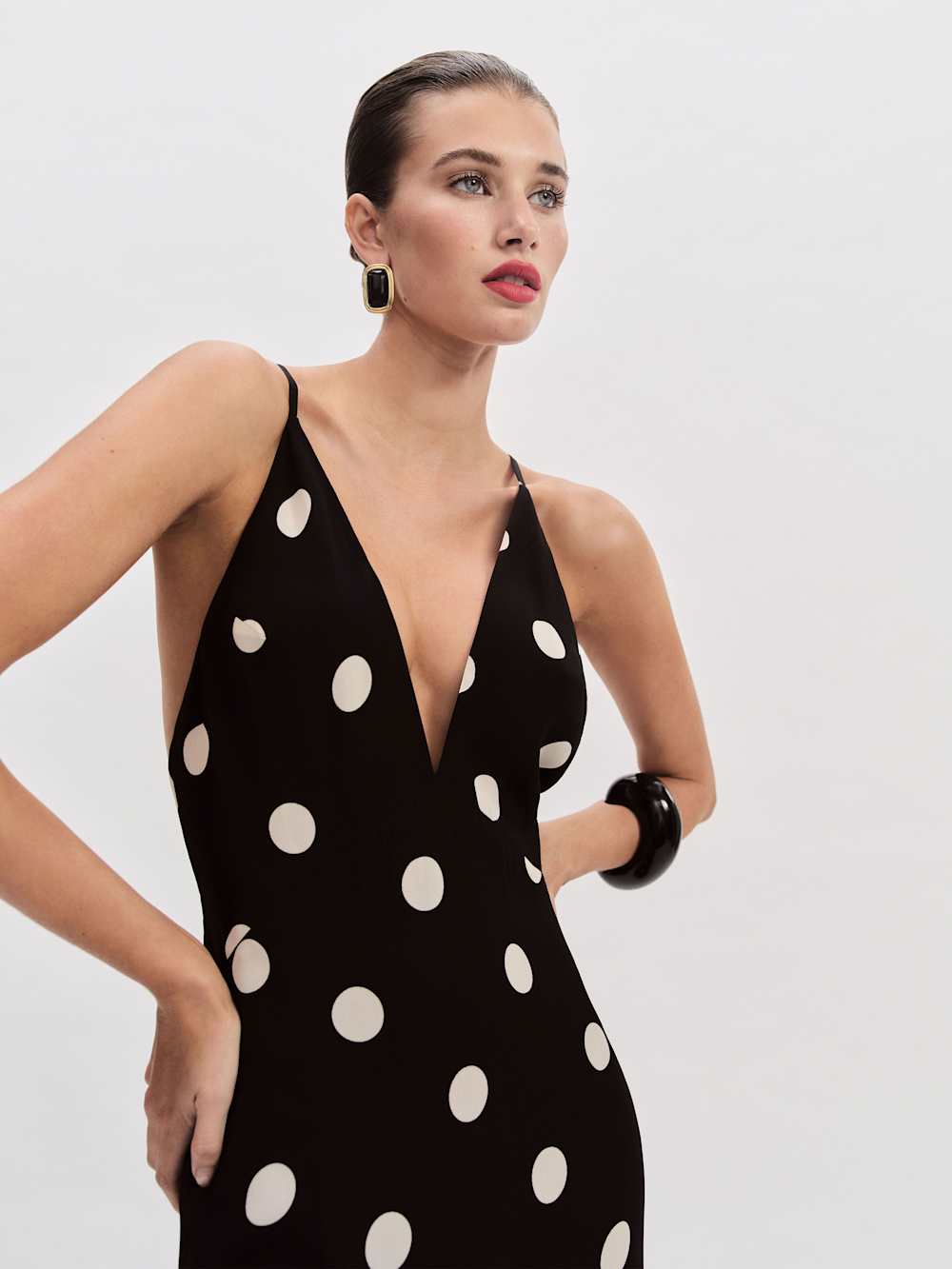 Reformation Zani Dress - Moon Dot